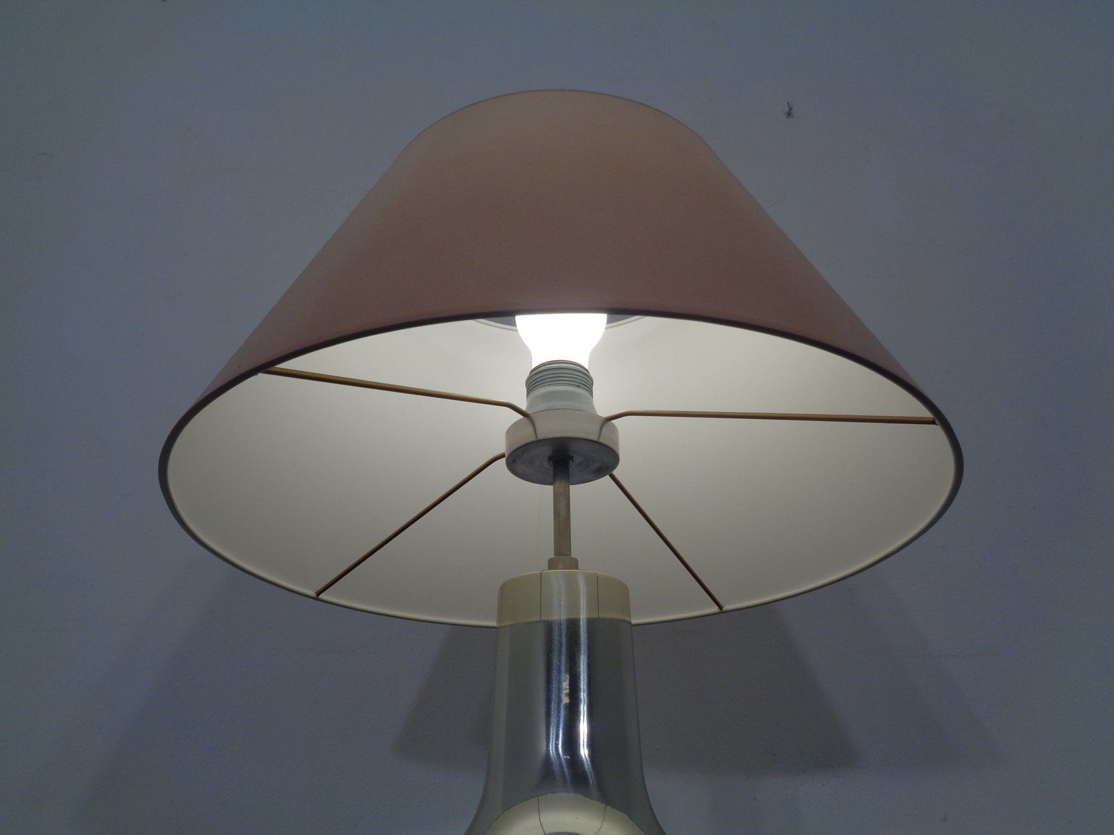 Lighting Italian Glass Floor Lamp, 1970s photo