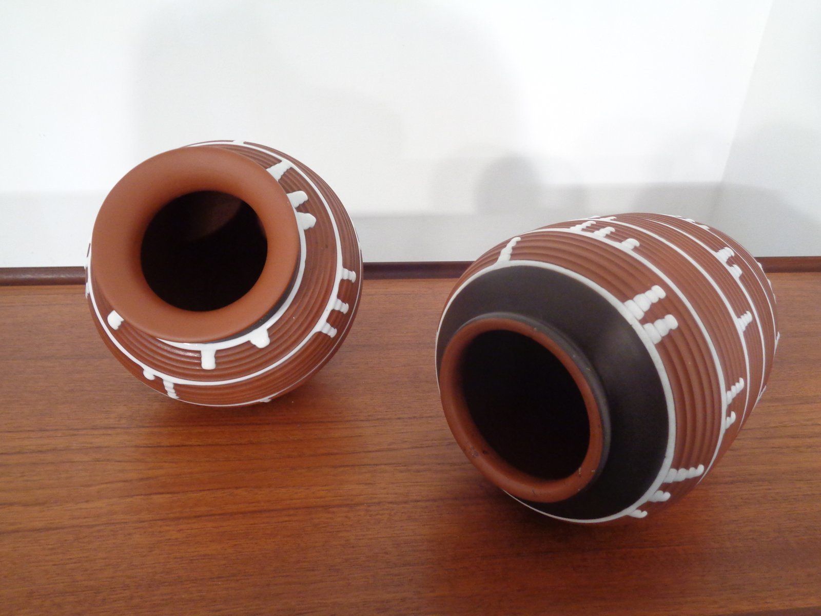 185.0 German Ceramic Vase, 1960s, Set Of 2 photo