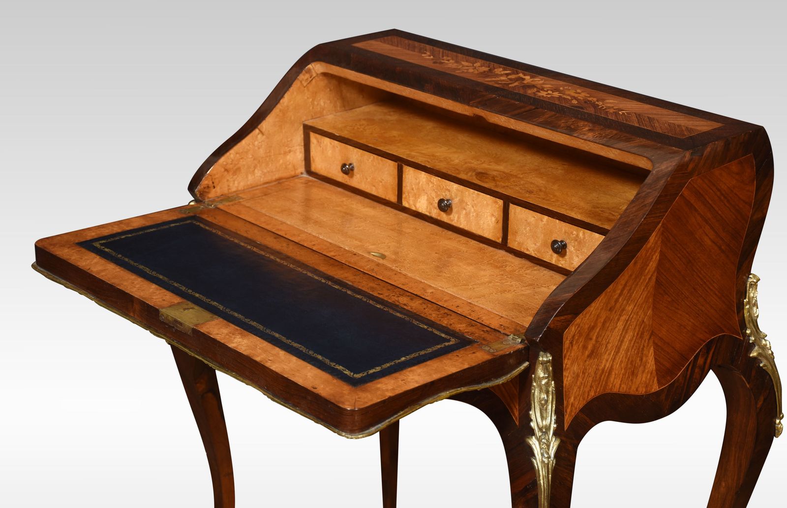 Rosewood Inlaid Bureau De Dame photo vinterior