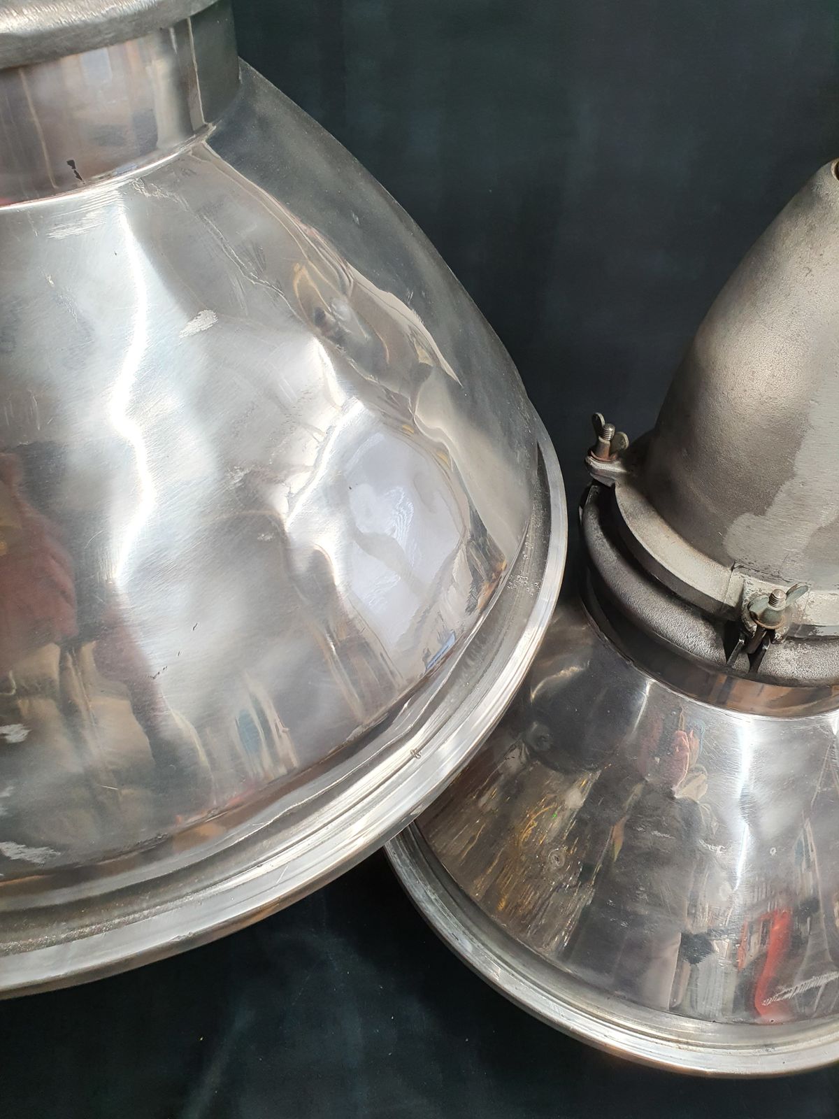 photo furniture Industrial Pendant Lights C1940 (Price Each)