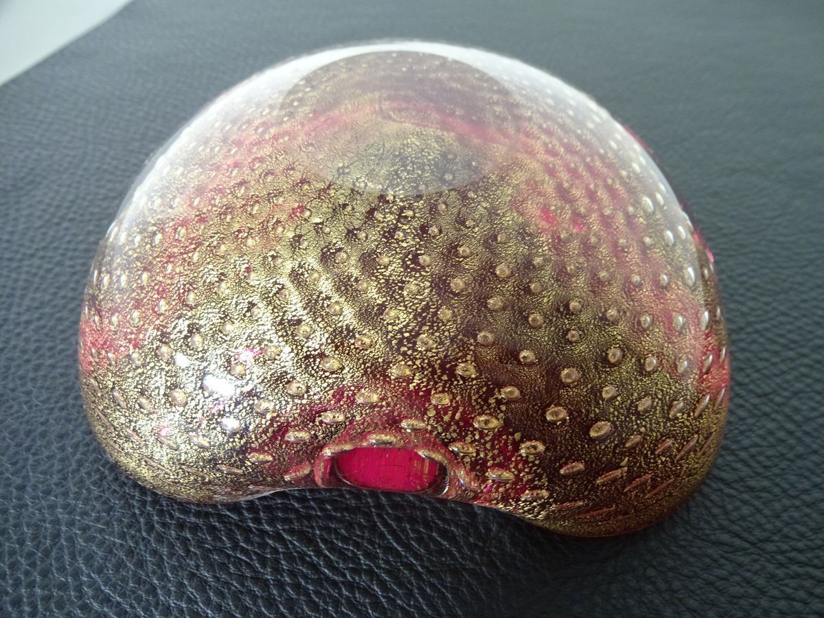 Italian Murano Glass Ashtray By Barovier & Toso, 1960s photo for sale