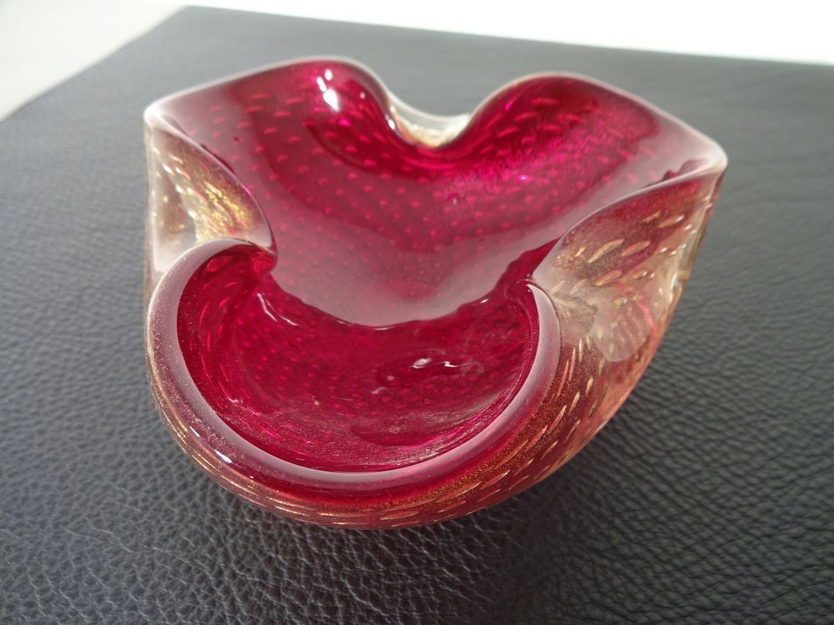 Italian Murano Glass Ashtray By Barovier & Toso, 1960s photo buy