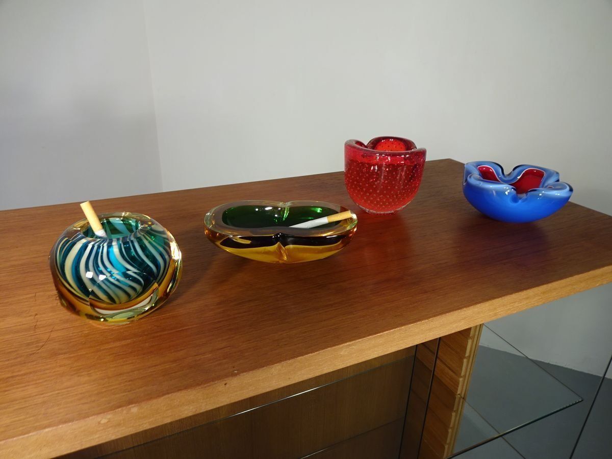 Home Decor Italian Murano Glass Ashtray By Barovier & Toso, 1960s photo