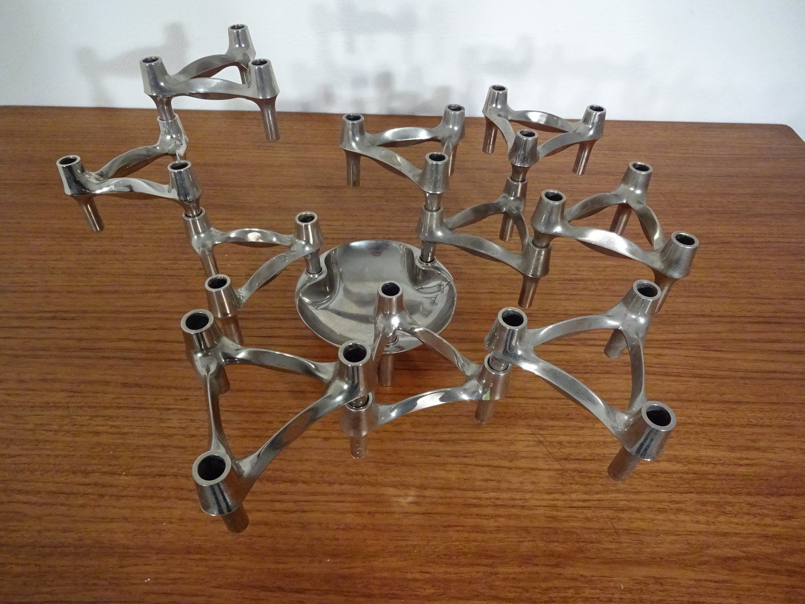 Candleholders By Ceasar Stoffi & Fritz Nagel For Bmf 1960s Set Of 11 photo furniture