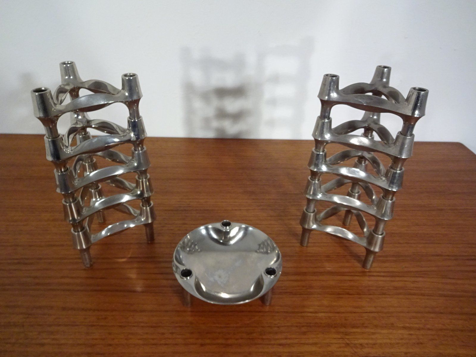 Candleholders By Ceasar Stoffi & Fritz Nagel For Bmf 1960s Set Of 11 photo buy