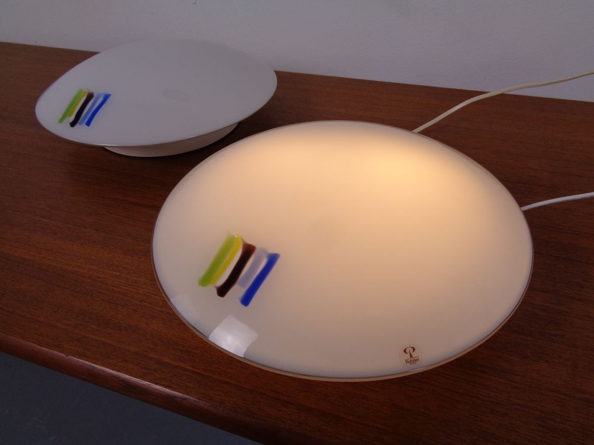 Glass Wall Lamps From Peil & Putzler, 1970s, Set Of 3 photo furniture