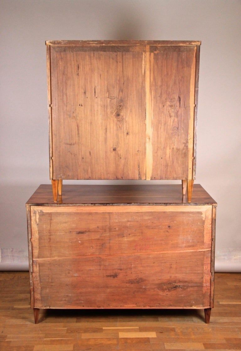 19th Century Biedermeier Cherrywood Chest Of Drawers, Austria, Circa 1825 photo vintage