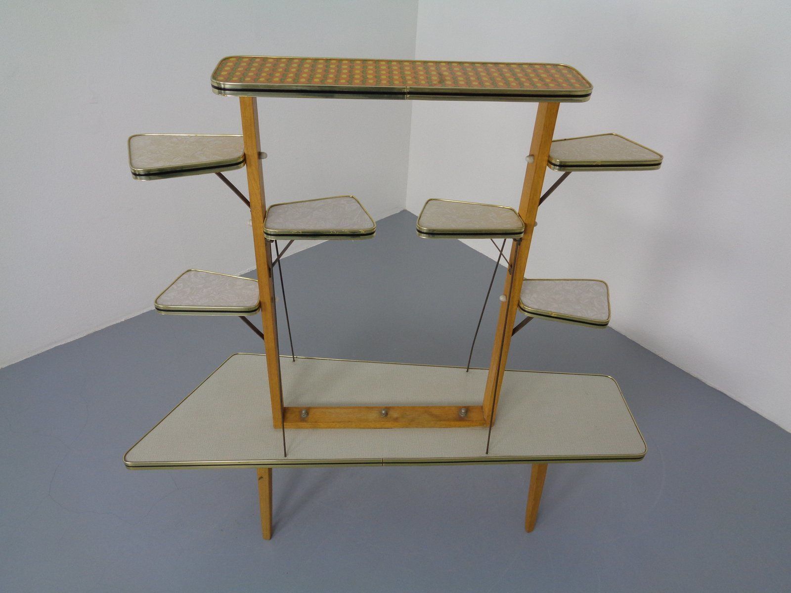 Large German Flower Table, 1960s