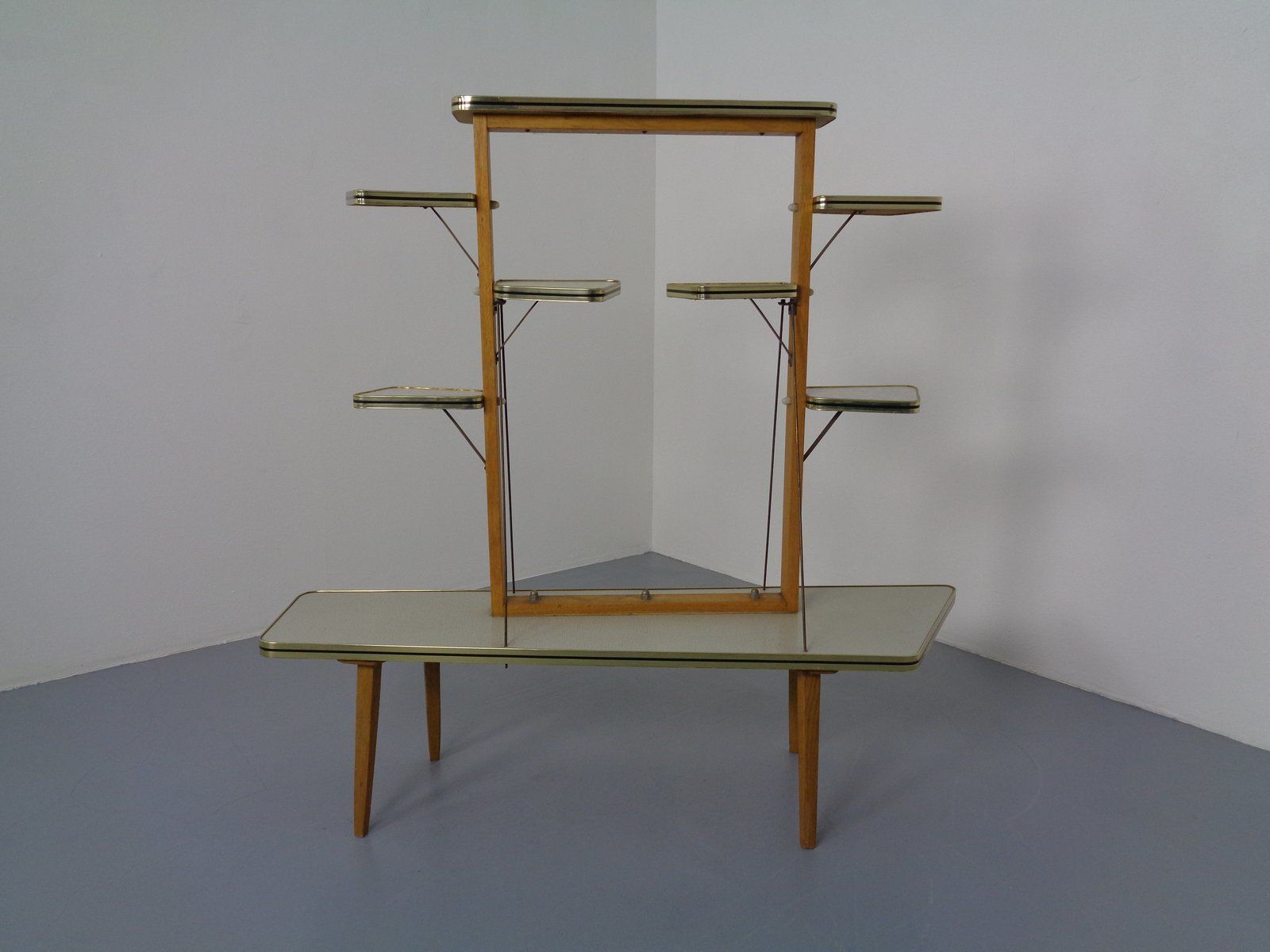Large German Flower Table, 1960s photo furniture