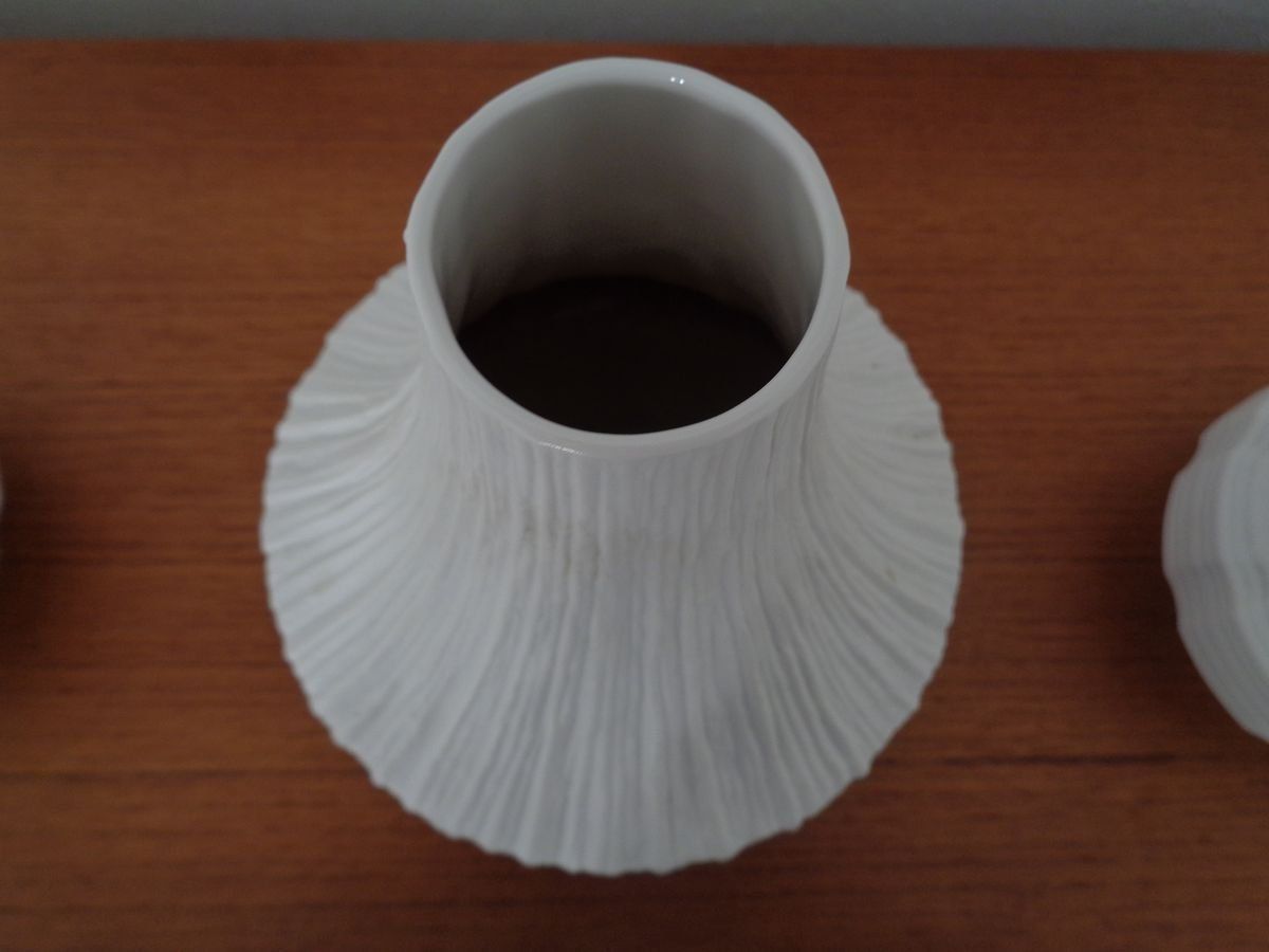 Mid Century Op Art Vases From Heinrich, 1960s, Set Of 3 photo vintage