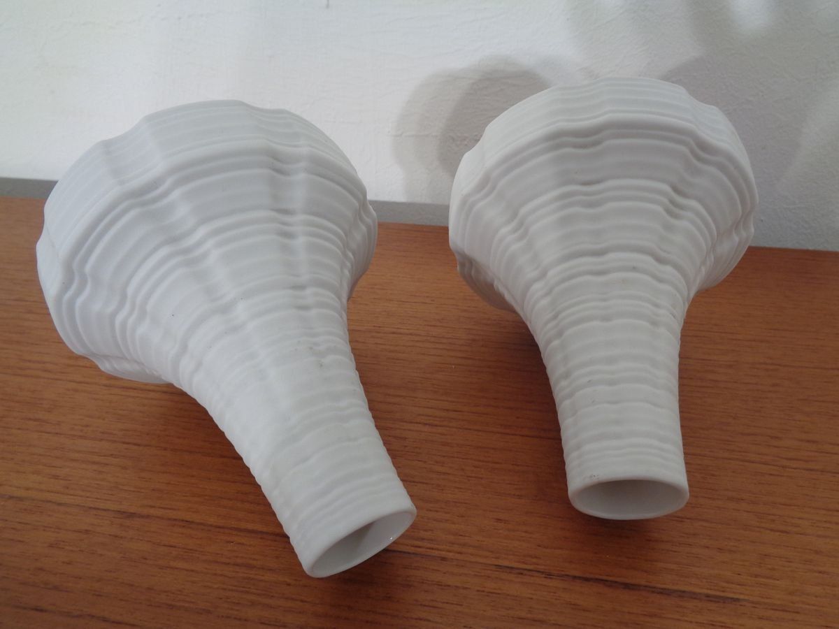 photo vinterior Mid Century Op Art Vases From Heinrich, 1960s, Set Of 3