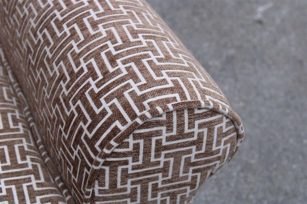 3214.0 Mid Century Italian Armchair New Velvet Paolo Buffa Design 1950s photo
