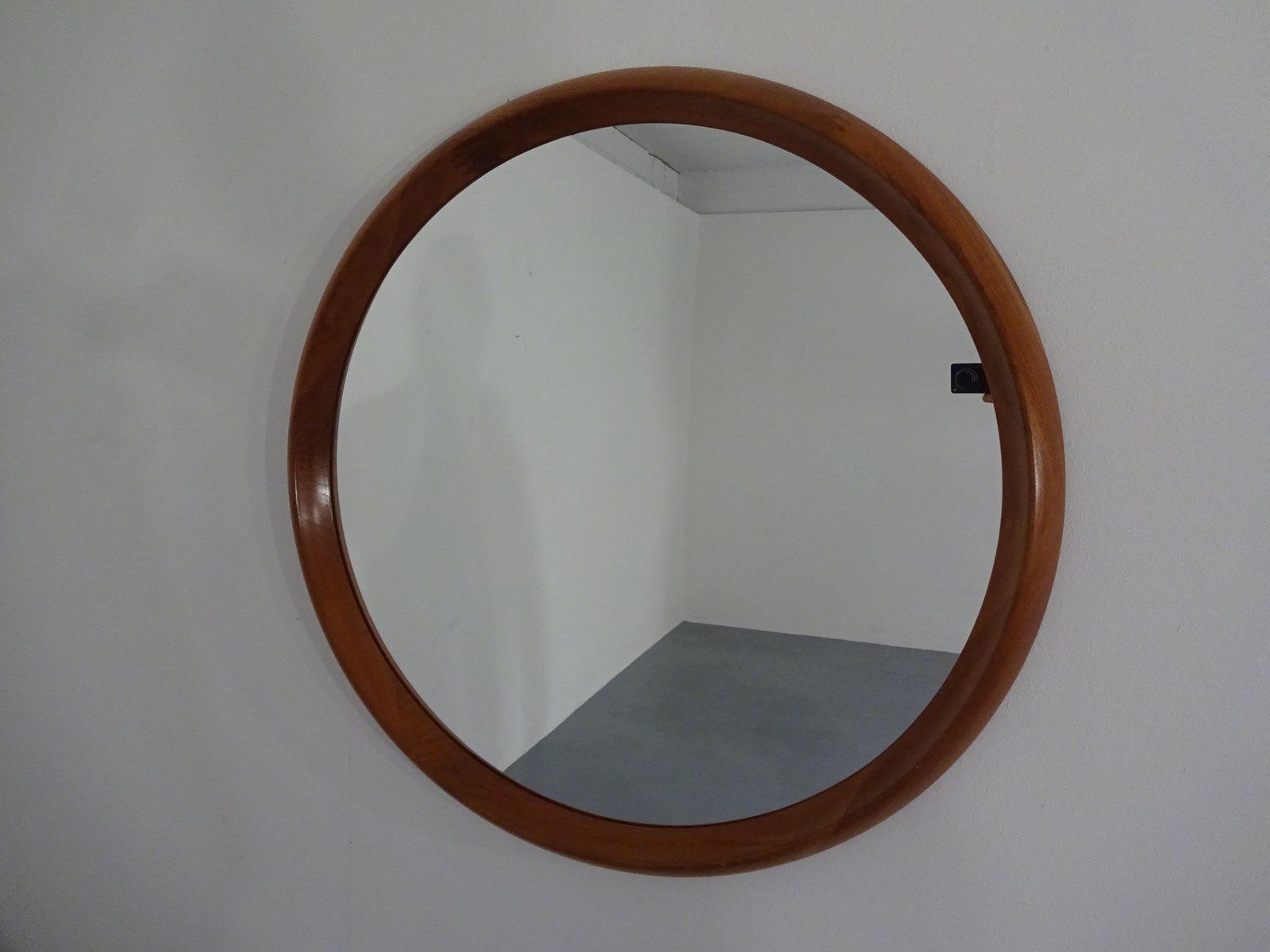 Large Danish Teak Mirror By Bernhard Pedersen For Viby, 1960s