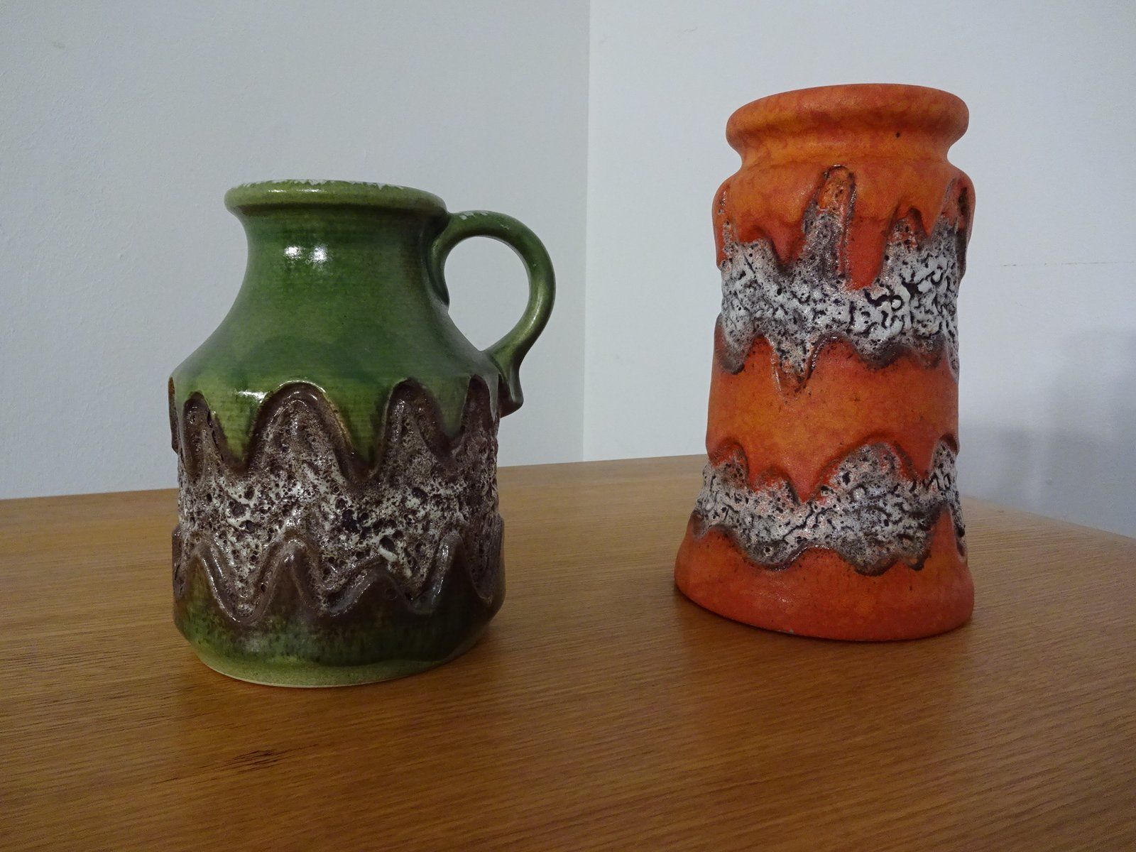 photo for sale West German Pottery Vases From Dümler & Breiden, 1970s, Set Of 2