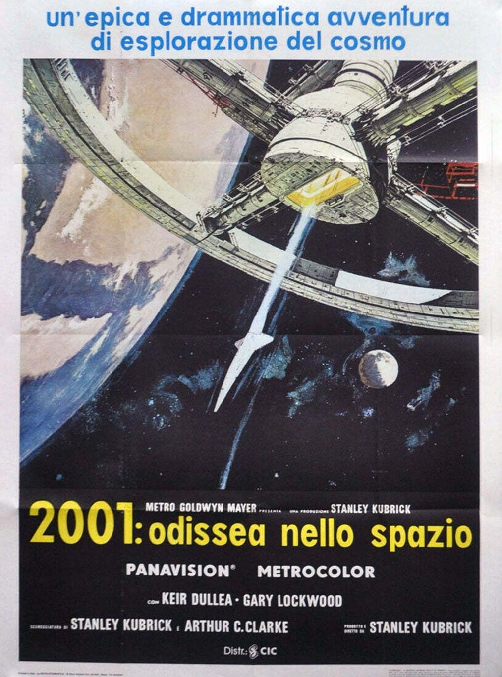 2001: A Space Odyssey (Italian) Original Vintage Poster