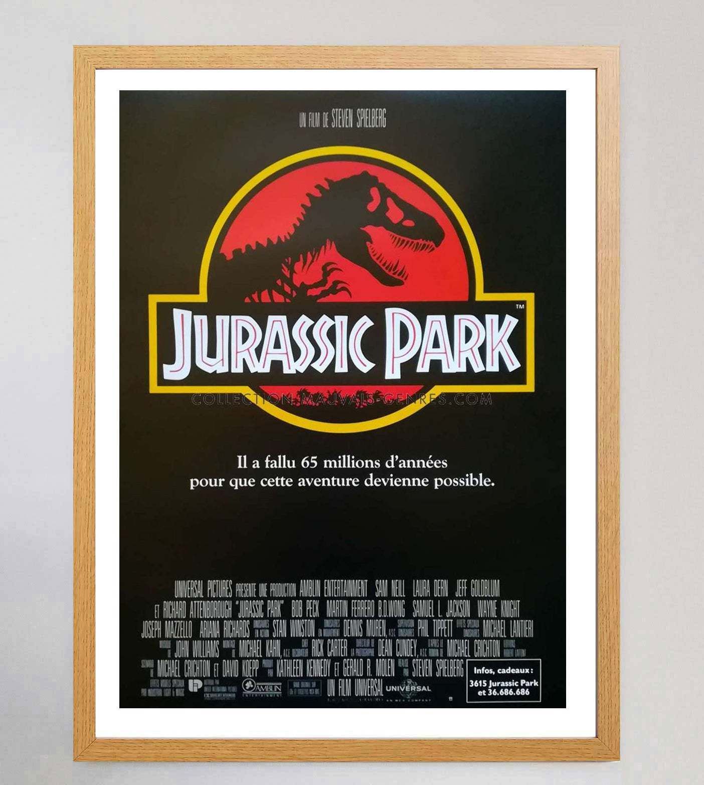 Jurassic Park (French) Original Vintage Poster photo Art