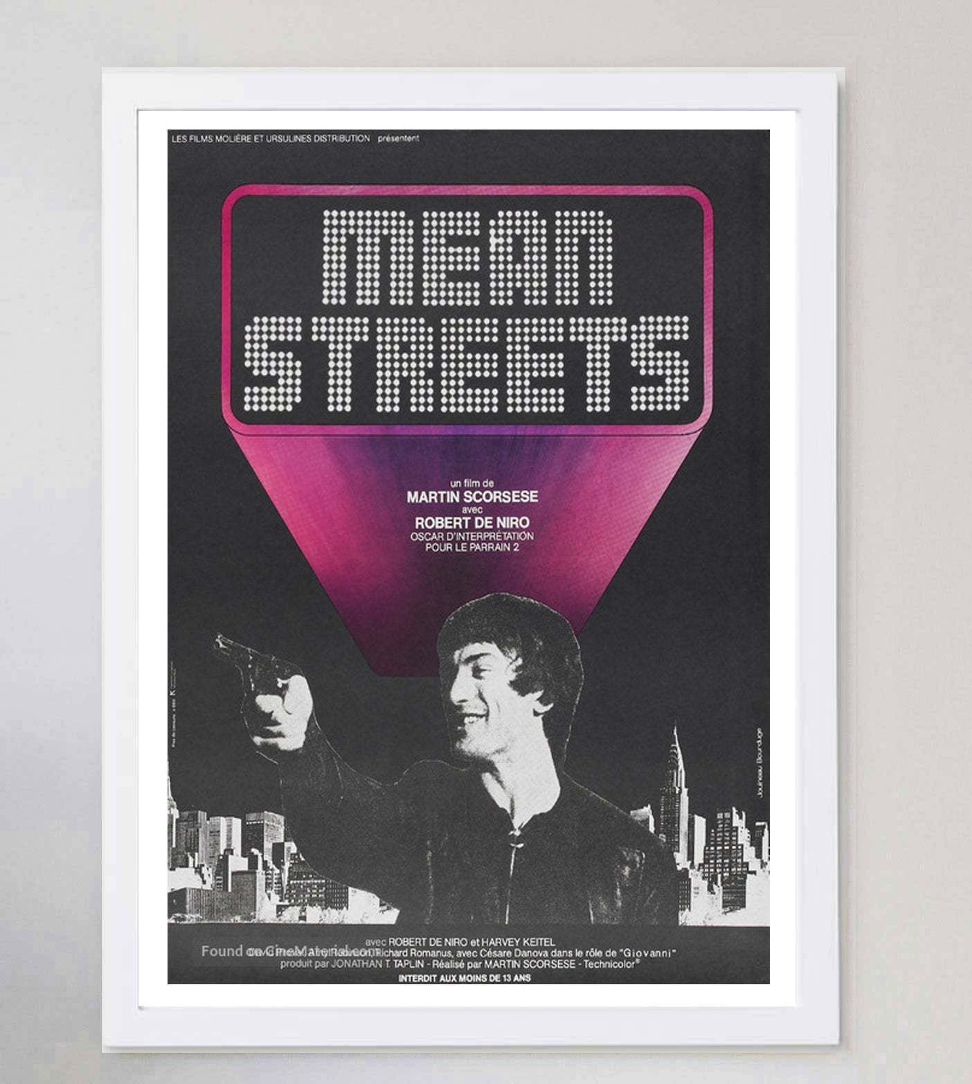 Mean Streets (French) Original Vintage Poster photo for sale