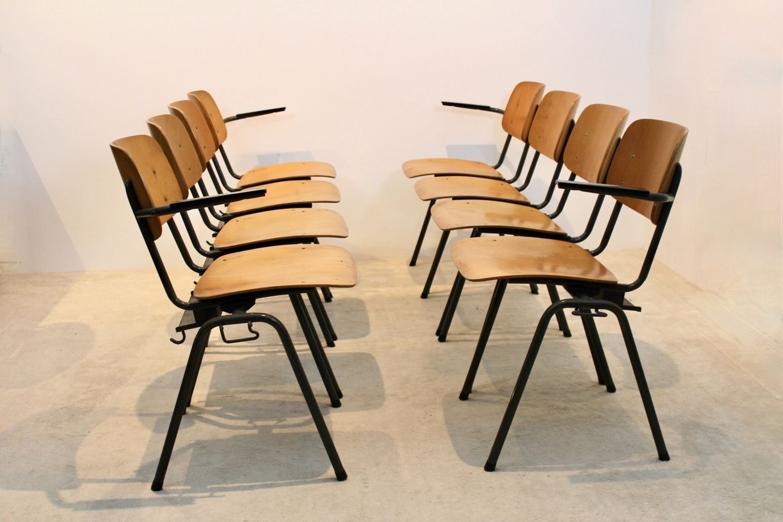 Industrial Plywood Stackable School Sofa Seat By Marko Holland