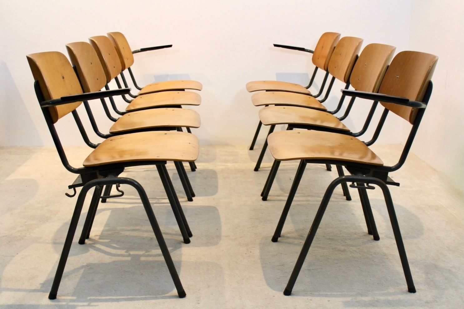 Industrial Plywood Stackable School Sofa Seat By Marko Holland photo buy