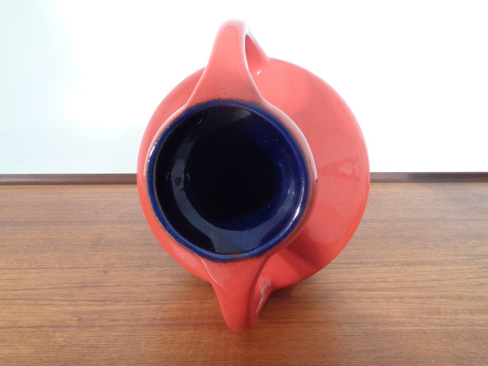 photo furniture Ceramic Double Handled Fat Lava Vases From Marei, 1970s, Set Of 2