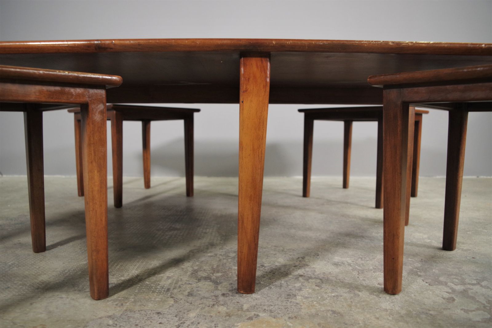 Set Of 5 Low Coffee Tables, 1970s photo 1500.0