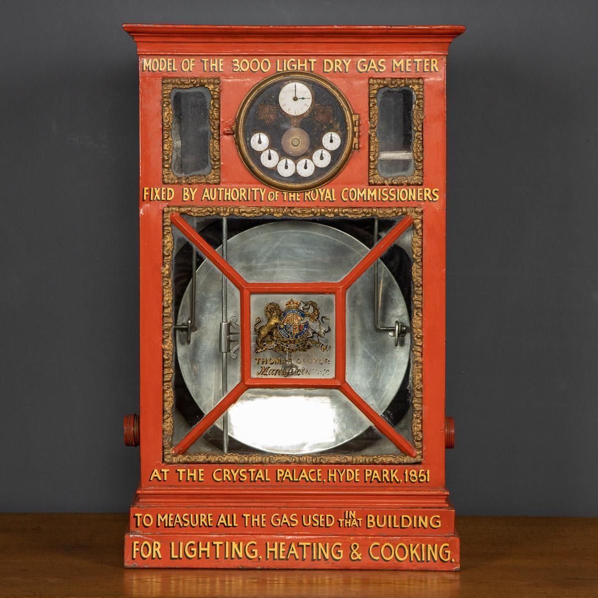 19th Century Victorian Scale Model Of A Gas Meter, Crystal Palace Expo, C.1851 photo furniture
