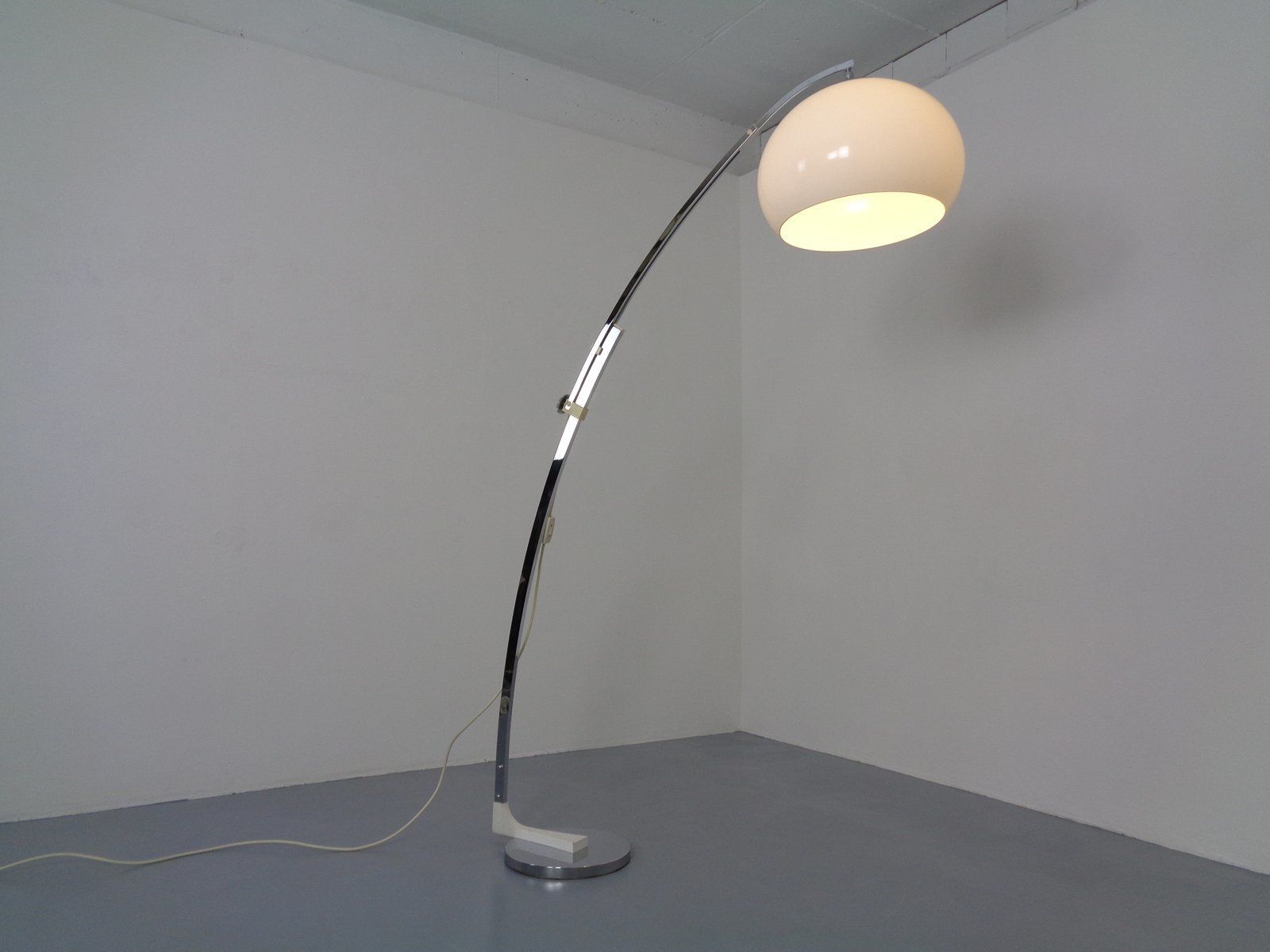Large German Arc Lamp From Sölken Leuchten, 1960s photo vinterior