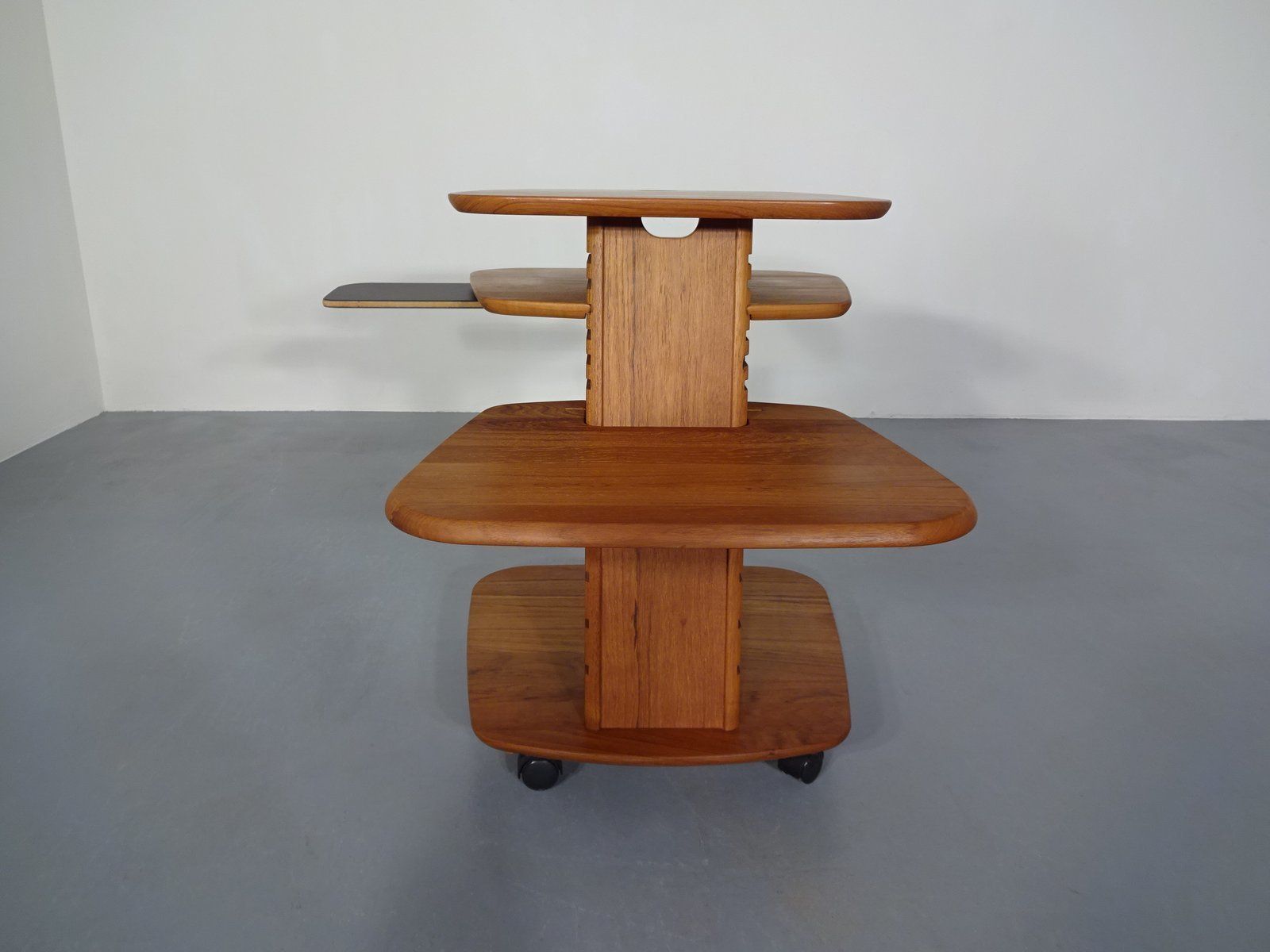 Tiered Console Table By Aksel Kjersgaard For Odder Adjustable, 1970s photo Furniture