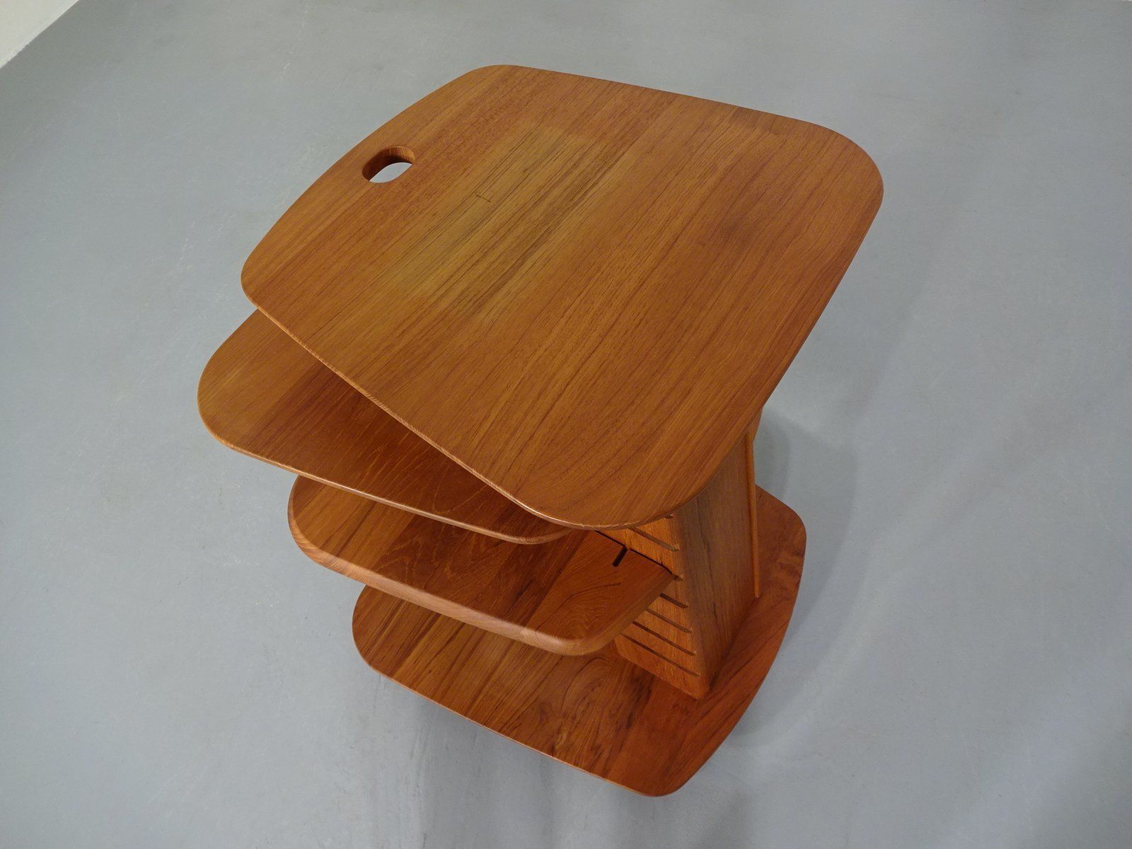 Tiered Console Table By Aksel Kjersgaard For Odder Adjustable, 1970s photo 1100.0