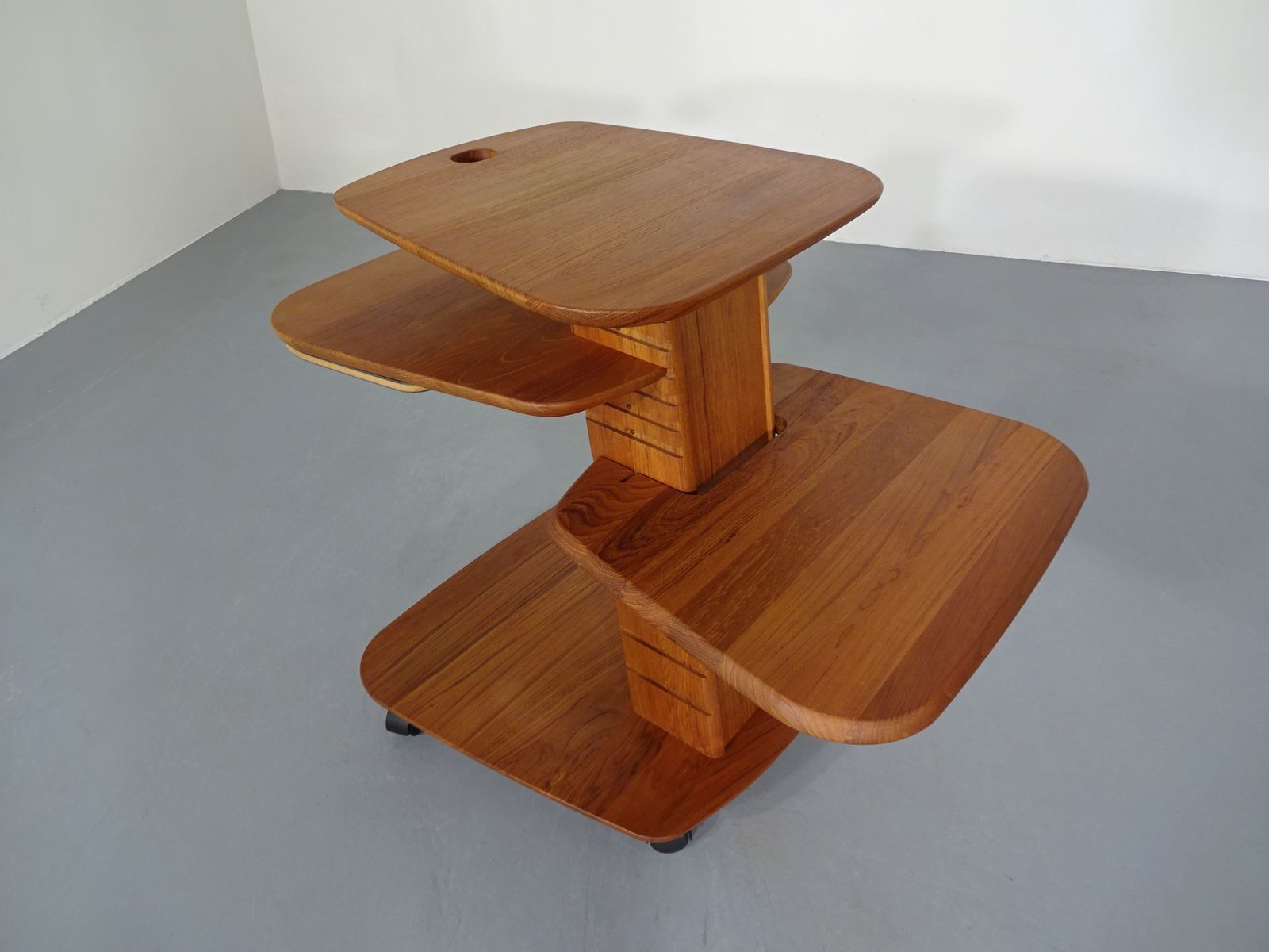 photo buy Tiered Console Table By Aksel Kjersgaard For Odder Adjustable, 1970s