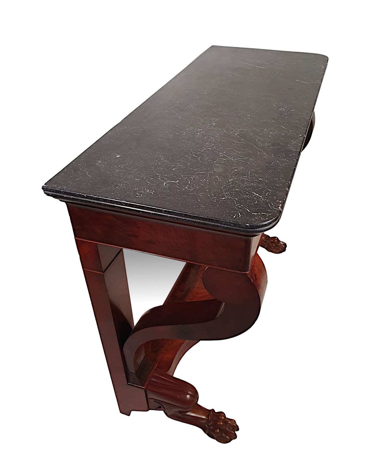 A Superb 19th Century Marble Top Console Table photo for sale