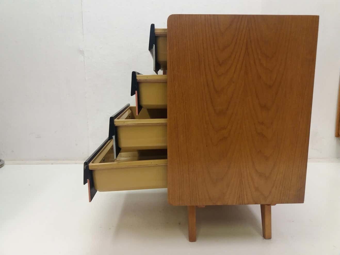 1431.0 1960 Chest Of Drawers By Jiroutek, Czechoslovakia photo