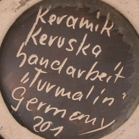 Vintage. Ceramic Vase. Keruska. Turmalin. Germany. 1960   1965. photo for sale