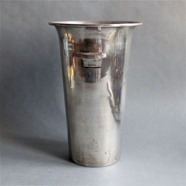 Champagne Cooler From Grandes Vins D 'Alsace Boit Freres Ribeauvillé Silver Plated. 1930   1940 photo vinterior