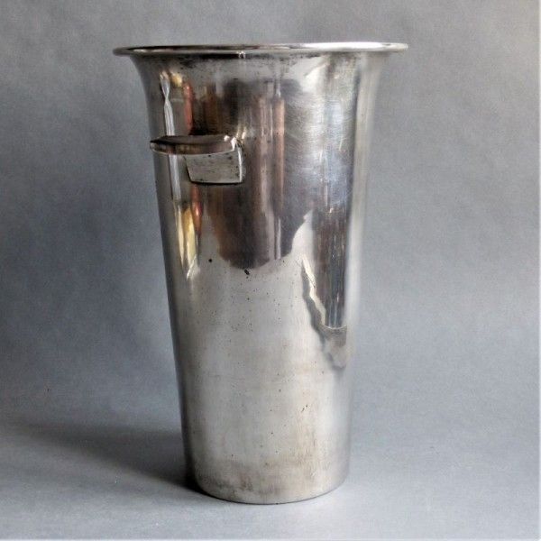 Champagne Cooler From Grandes Vins D 'Alsace Boit Freres Ribeauvillé Silver Plated. 1930   1940 photo vintage