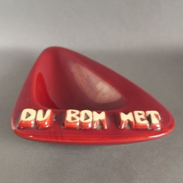 Very Rare Advertising Ashtray From Dubonnet. France 1950   1959