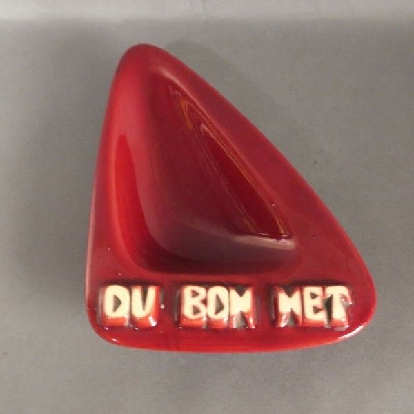 Very Rare Advertising Ashtray From Dubonnet. France 1950   1959 photo 180.0