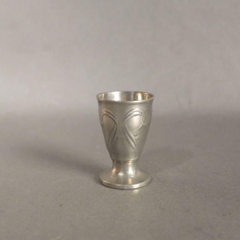 Art Nouveau Tray With Six Tin Liqueur Cups. 1900   1920 photo buy