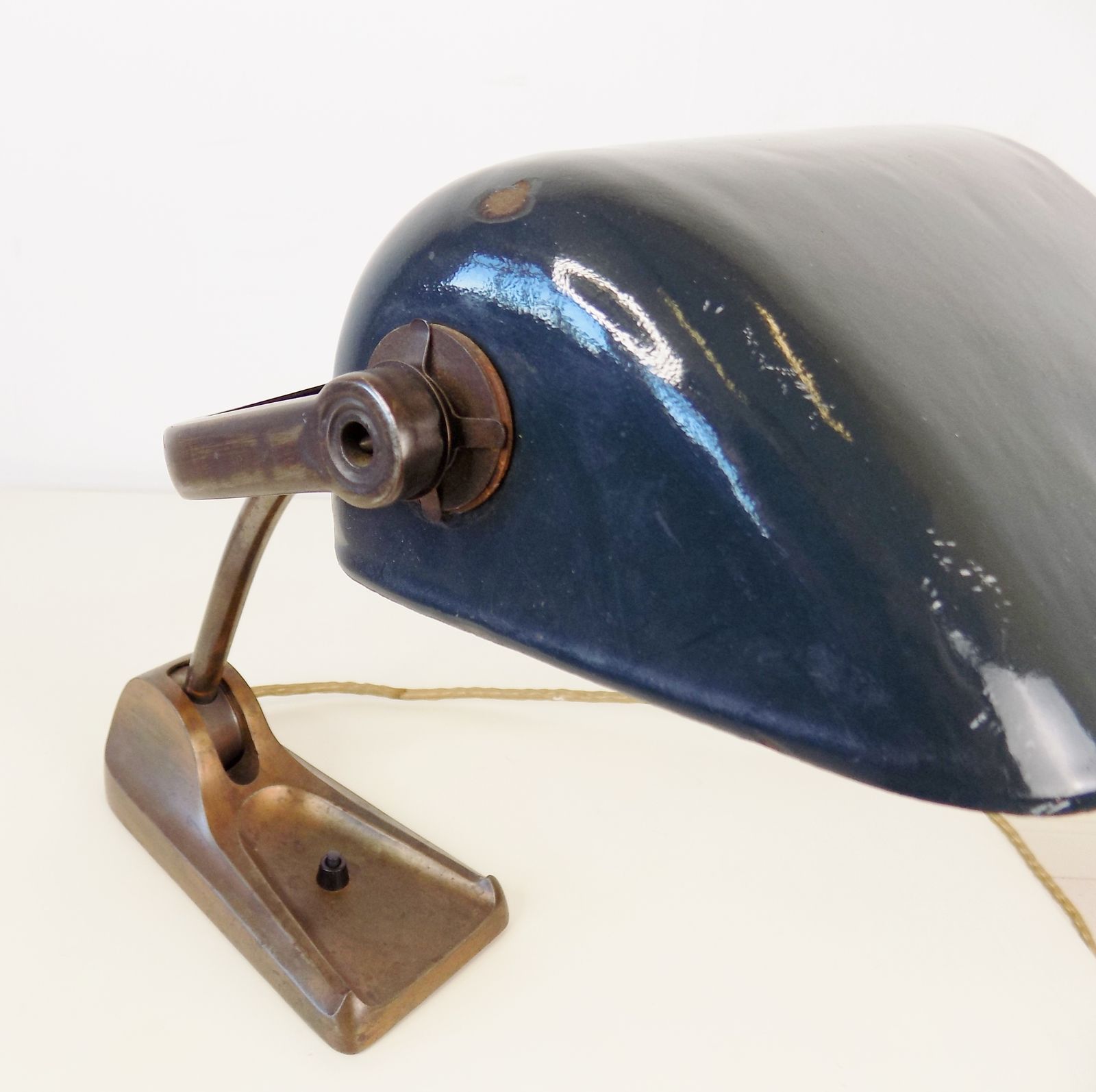 Horax Banker Table Lamp By DR. Schneider&Co photo for sale