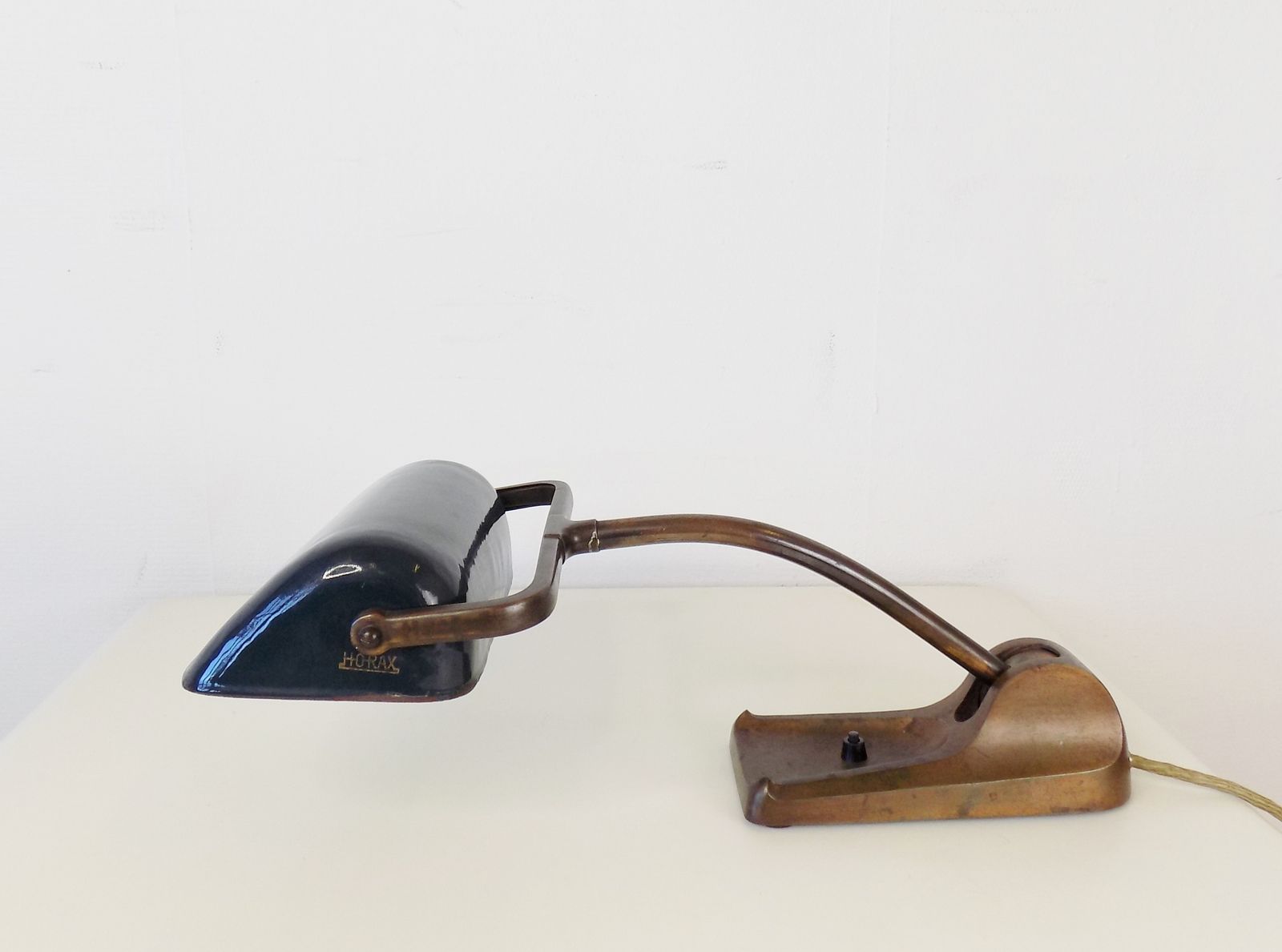 Horax Banker Table Lamp By DR. Schneider&Co photo vintage