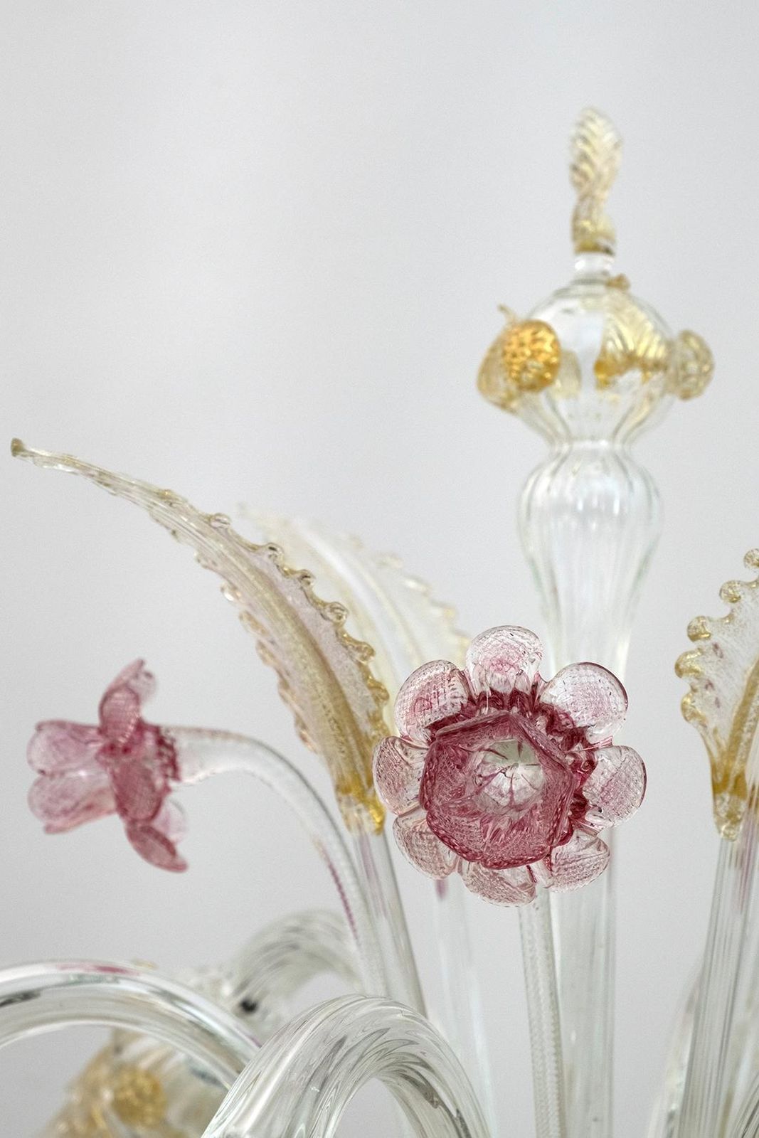 7284.0 Ca 'Rezzonico Blown Murano Glass 6 Arms Floor Lamp, Italy, 1950s photo