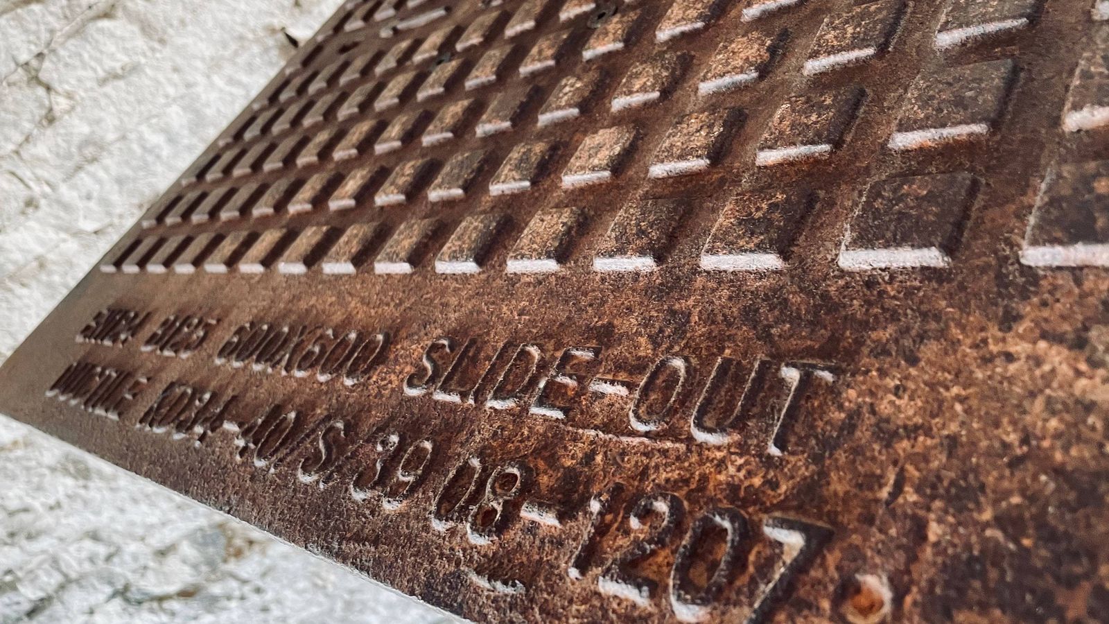 Dino Reclaimed Manhole Bar Table With A Heavy Steel Pedestal Base photo for sale