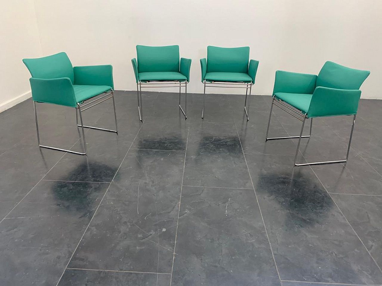 4 Maja Armchairs By Kazuhide Takahama For Simon Gavina, 1990s photo furniture