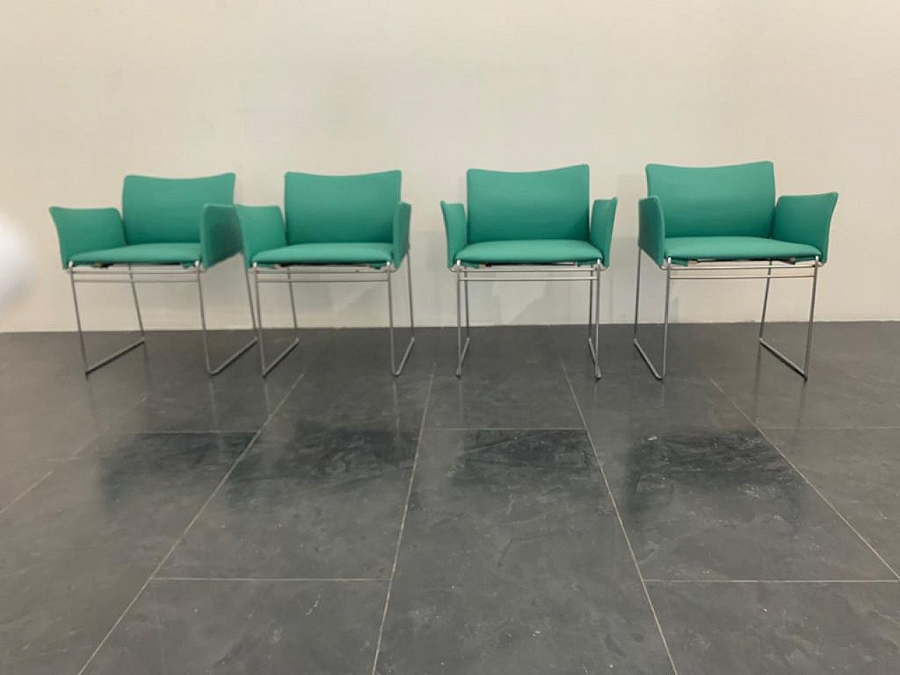 4 Maja Armchairs By Kazuhide Takahama For Simon Gavina, 1990s photo vintage