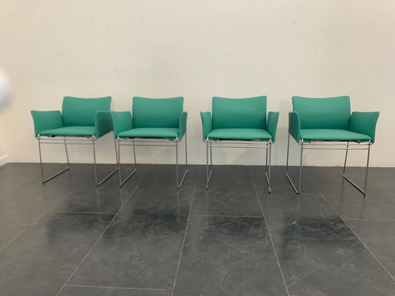 photo furniture 4 Maja Armchairs By Kazuhide Takahama For Simon Gavina, 1990s