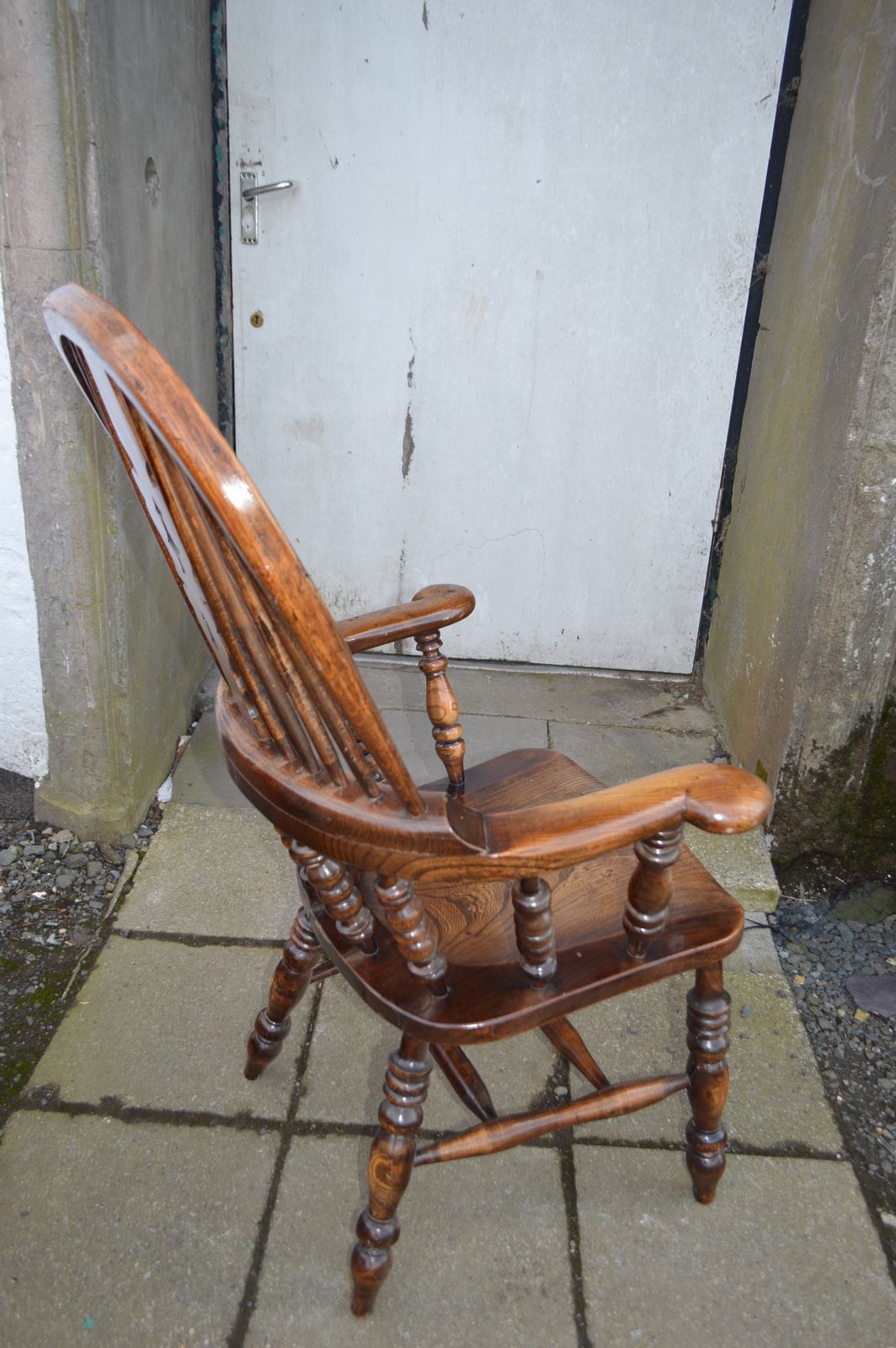 Victorian Pad Arm Windsor Chair photo for sale