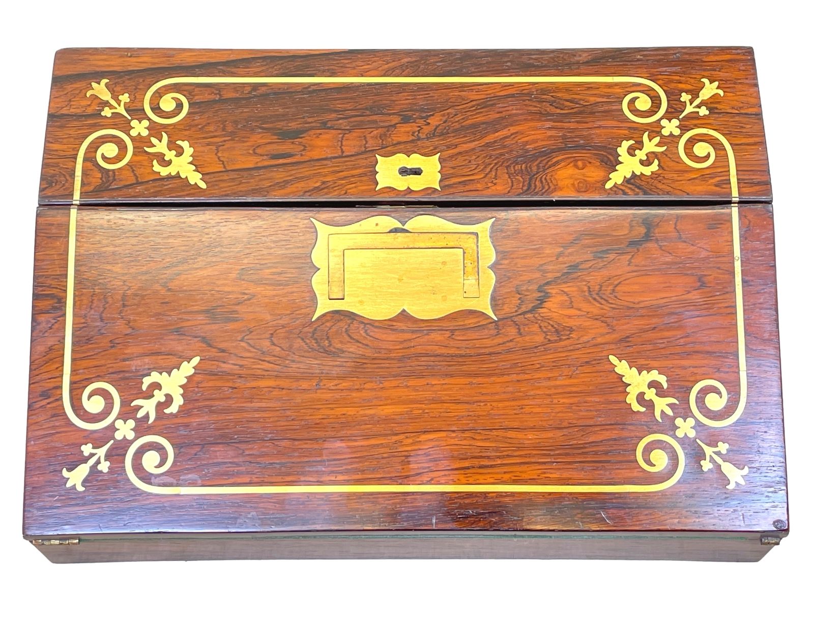 Regency Rosewood Writing Box (England, Circa 1825) photo for sale