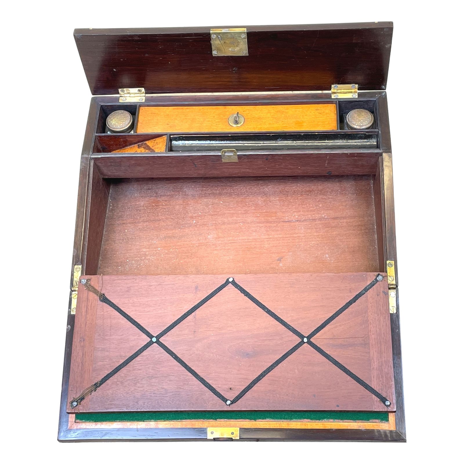 Regency Rosewood Writing Box (England, Circa 1825) photo vinterior