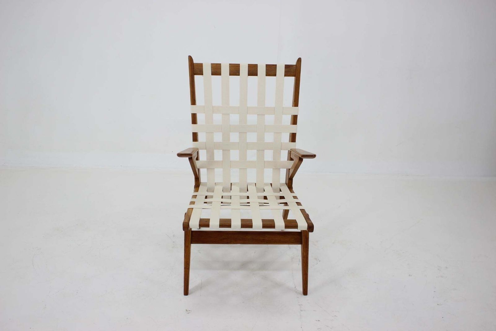 1960s Oak Armchair By Krásna Jizba Czechoslovakia photo vinterior