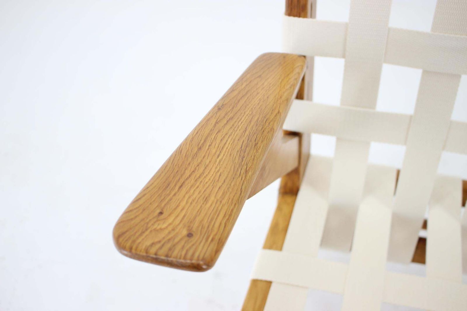 1960s Oak Armchair By Krásna Jizba Czechoslovakia photo vintage